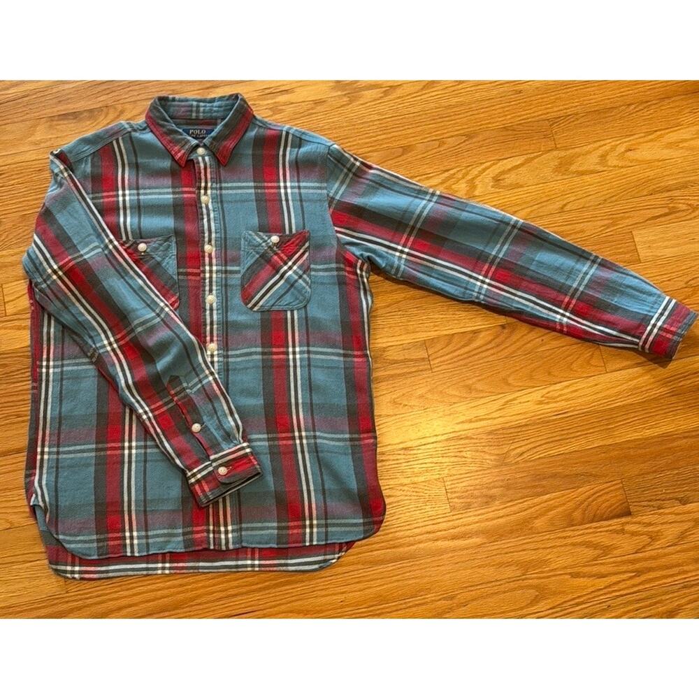 Polo RL Classic Fit Plaid Workshirt | Brushed Cotton